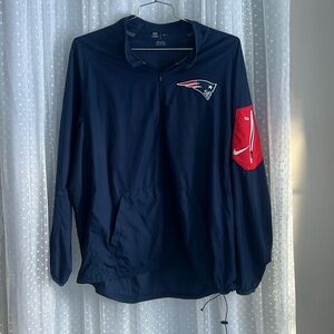Patriots NFL x Nike 3/4 Zip-Up; Size Men’s XXL